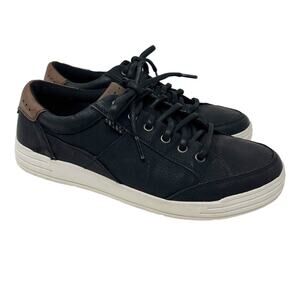 EUC Nunn Bush KORE City Walk SZ 8W Wide Lace Toe Oxford Walking Sneaker Black